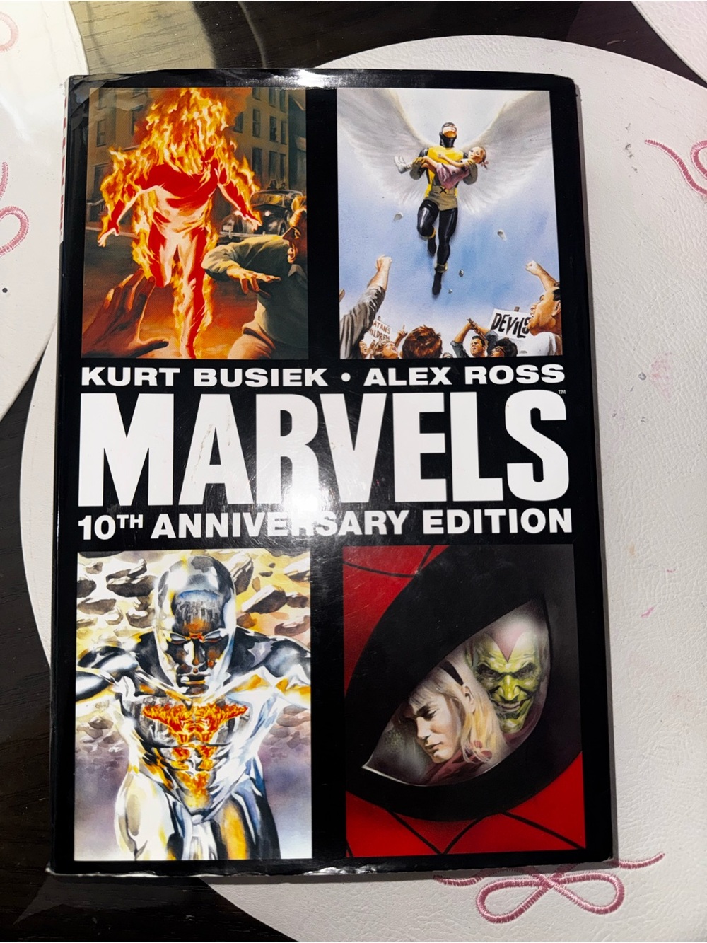 Marvel Bold Comic Art Wall Decor - Black, Red, White